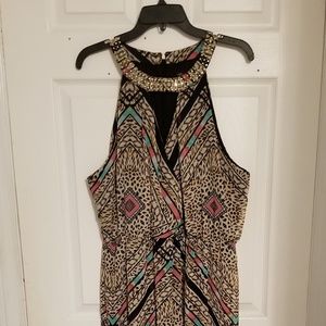 NWT Leopard Print & Pattern Long Dress